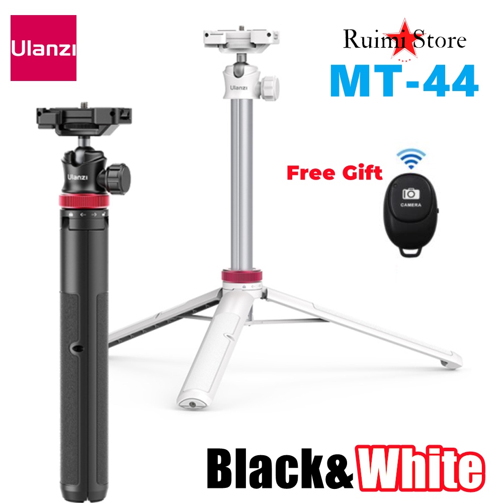 Ulanzi MT-44 Extend Tripod for DSLR Camera Phone Vlog Tripods With Cold Shoe Phone Mount Holder for 