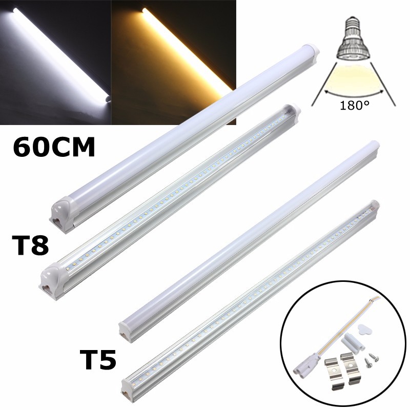 หลอดไฟ LED Tube Light T5 9W แบบรางสำเร็จรูป นนี้ออกแบบมาเพื่อใช้แทนหลอด Fluorescent 18W หรือหลอดนีออ