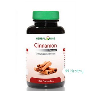 Herbal One Cinnamon อ้วยอันโอสถ อบเชยเทศ ขนาด 100 แคปซูล