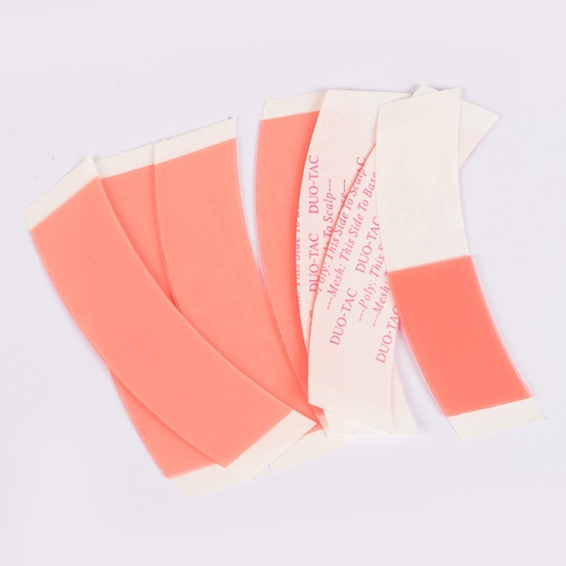 36ชิ้น/ล็อตสีขาวอัลตร้าถือเทปสีแดง  ลูกไม้ด้านหน้าสีฟ้าคู่  สำหรับวิกผม/ลูกไม้วิกผม/เทปผมเทปกาว - รูปที่ 3