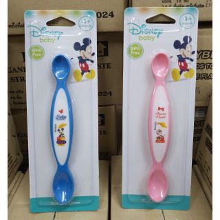 Disney babyช้อนทูโทนป้อนอาหารลูกน้อยลายมิกกี้มินนี่