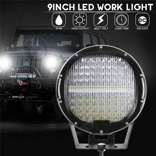 ไฟ Led 640W ทรงกลม 12V 9 นิ้ว สําหรับรถบรรทุก เรือ 4x4 4WD SUV ATV CAR 12V 24V