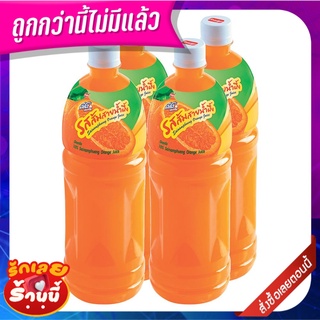 ดีโด้ น้ำส้มสายน้ำผึ้ง10% ขนาด 1000 มล. แพ็ค 4 ขวด Deedo 10% Orange Juice 1000 ml X4