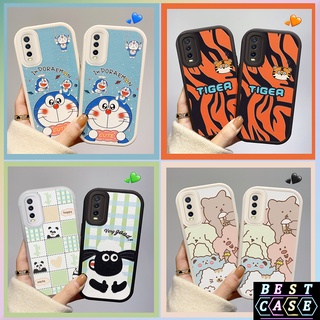 เคสโทรศัพท์มือถือแบบนิ่ม กันรอยกล้อง ลายน่ารัก สําหรับ Vivo Y20 Y12S Y12A Y20S