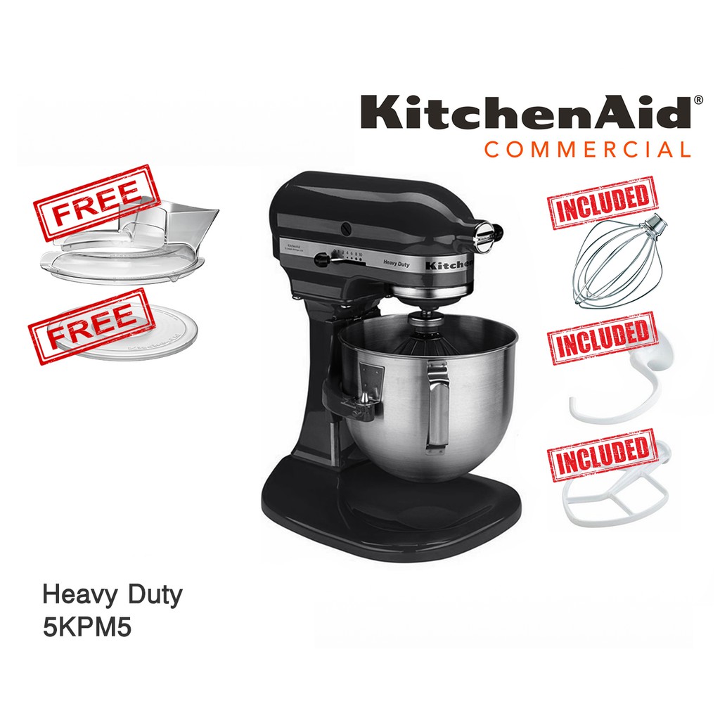 KitchenAid 5KPM5EOB Stand Mixer 5Qt. Heavy Duty BACK Shopee Thailand