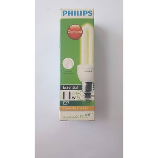 หลอดประหยัด PHILIPS ESENTIAL 11 WATT WARMWHITE