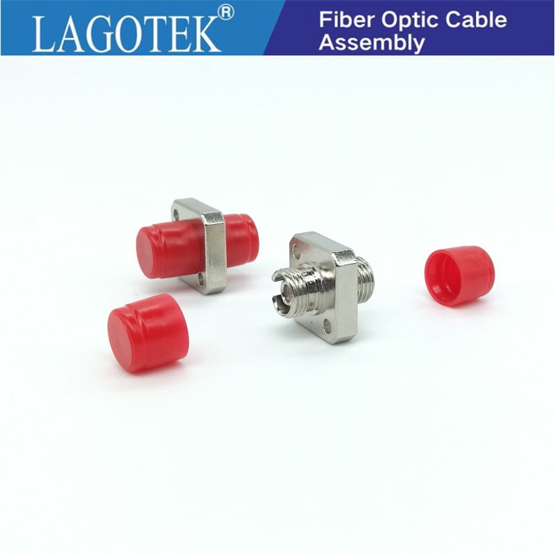50PCS FC UPC Type D Sample Fiber optic Adapter FC Optical fiber coupler FC square Fiber flange FC co