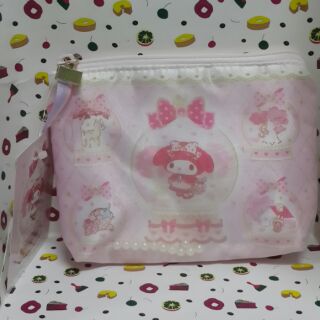 Sale !! กระเป๋าใส่เครื่องสำอางค์+ทิชชู่ my melody