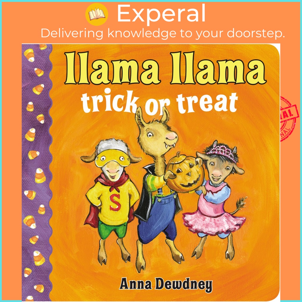 Llama Llama Trick หรือ Treat โดย Anna Dewdney (ฉบับสหรัฐอเมริกาปกอ่อน)