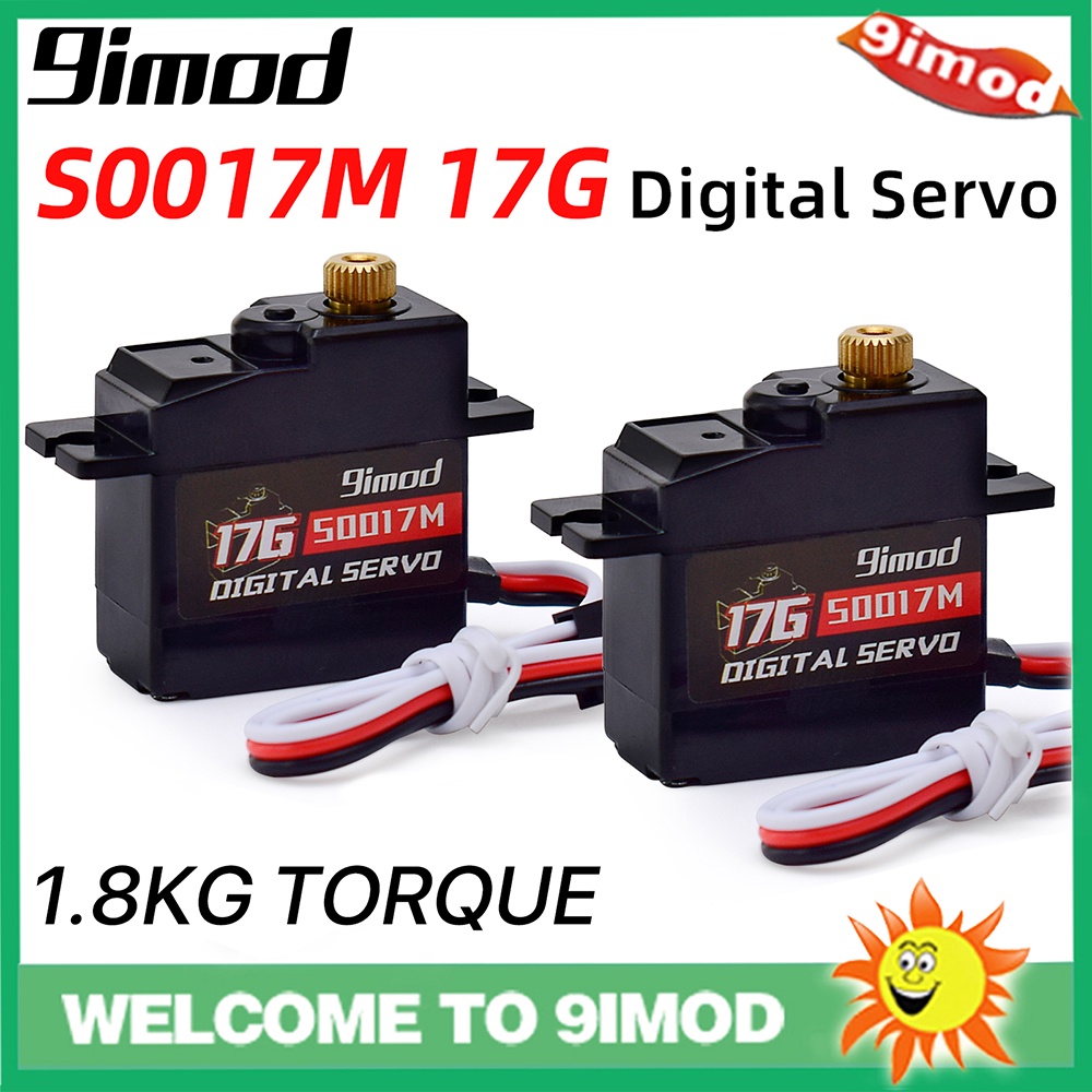 9imod 17g Micro Mini Servos S0017M เกียร์โลหะ Servo 9imod Digital Servo VS Surpass Hobby Servo สําหร