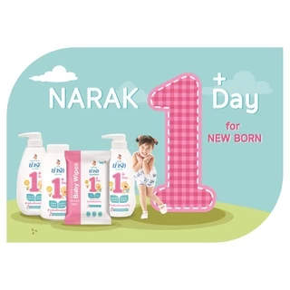 Narak สบู่เหลวอาบและสระ น่ารัก วันเดย์พลัส 465 มล.