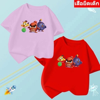 *K-2205-SHORT*เสื้อยืดเด็ก  เสื้อแขนสั้นเด็กลายการ์ตูน  / 3 สี