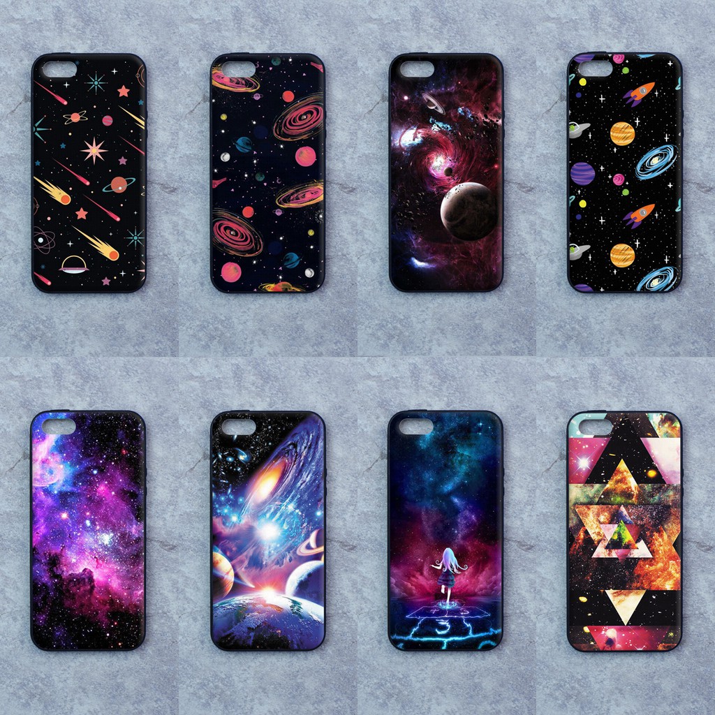 เคส Apple iphone 5 / 5s / 5SE ใช้เคสเดียวกัน ลายกาแลคซี่ ขอบนิ่มหลังแข็ง เคสมือถือ เคสโทรศัพท์ Case