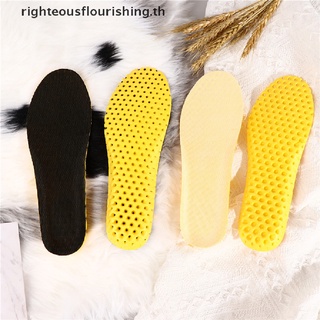 Righteousflourishs.th ใหม่ แผ่นรองพื้นรองเท้า เมมโมรี่โฟม รองรับกระดูก และข้อ สําหรับผู้ชาย และผู้หญิง 2 ชิ้น