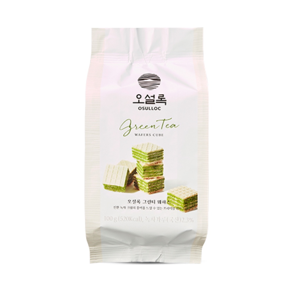 Osulloc Green Tea Wafers Cube G Shopee Thailand