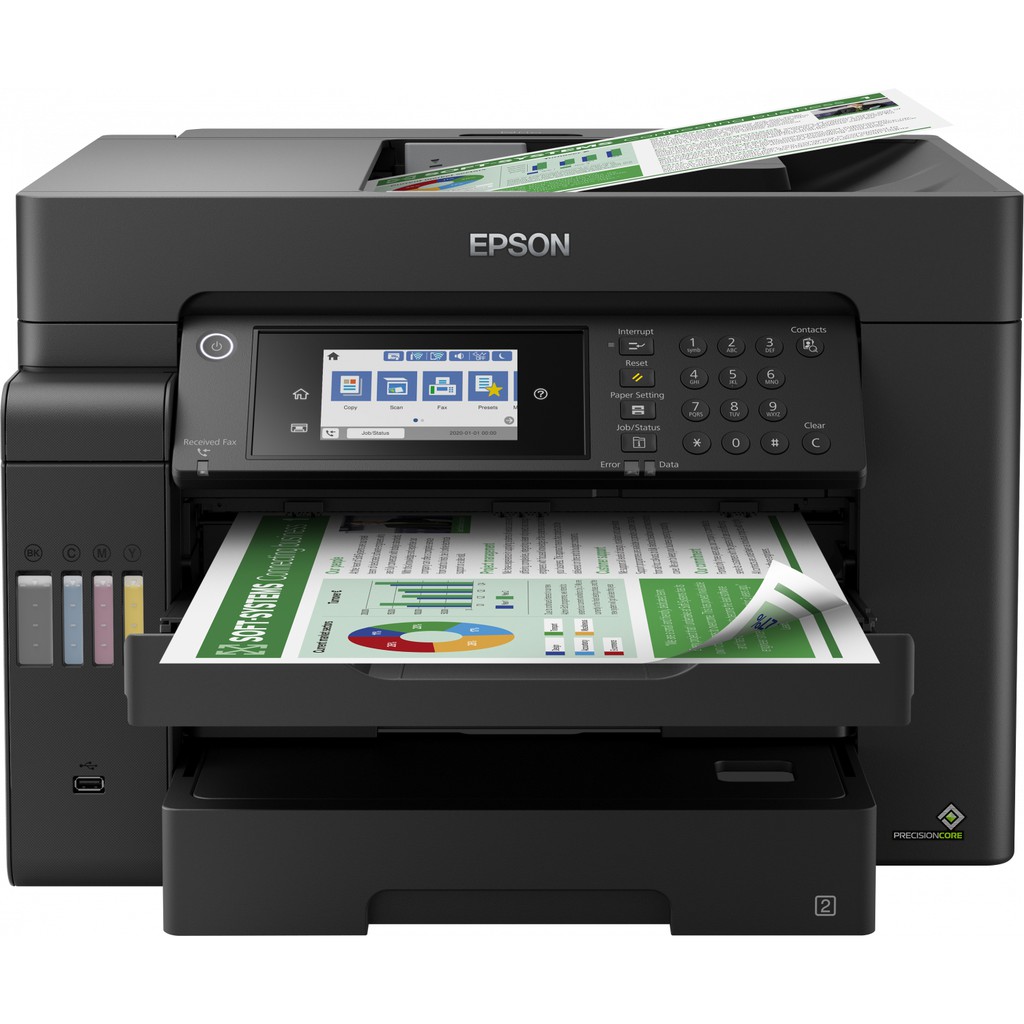 ปริ้นเตอร์อิงค์เจ็ท Epson L15150 Print /Scan /Copy A3+ /Wi-Fi รับประกัน 2ปี หมึกแท้พร้อมใช้