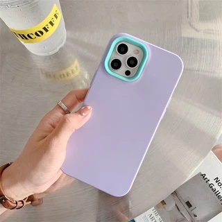 POPPA เคสโทรศัพท์ เคสประกบสีพื้นมาใหม่ เคสประกบ11 8 12promax 13 13promax 13pro 15/15PROMAX #028