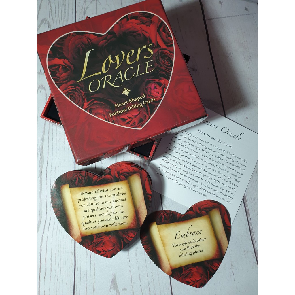Lovers Oracle ไพ่ยิปซี ไพ่ดูดวง ไพ่ออราเคิล ไพ่ทาโร่ ไพ่ทาโรต์ ของแท้