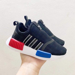 13 AD NMD360 ของแท้ ยืดหยุ่น และสะดวกสบาย ด้วยการกระแทกเท้าข้างเดียว และรองเท้าสําหรับเด็ก