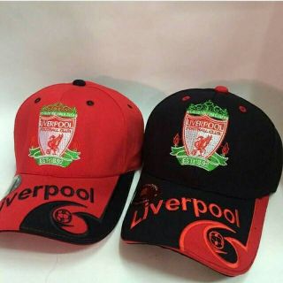 หมวกliverpool  งานปักสวย stock แน่นพร้อมส่ง