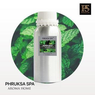 น้ำมันหอมระเหยอโรม่าออยล์ ชนิดเติม ขนาด 500 มล. (Aroma Oil Refill) แบรนด์ PHRUKSA SPA  สำหรับใช้กับเตาอโรม่า มี 38 กลิ่น