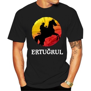 เสื้อยืดคอกลม ผ้าฝ้าย 100% พิมพ์ลาย ERTUGRUL OTTOMAN TURKEY ISLAMIC MOVIE TV SERIES แฟชั่นสําหรับผู้ชาย 2021