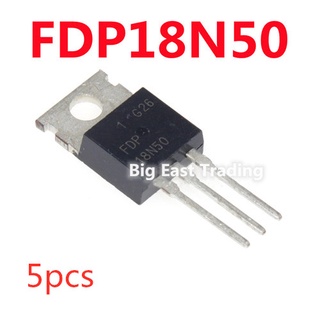 5pcs FDP18N50 18N50 New Original TO-220 500V 18A,guaranteed quality