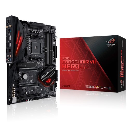 มีโค้ด500+ผ่อน0% Gen3 ASUS X470 CROSSHAIR VII HERO ROG AM4 (WI-FI) 4Years Warranty