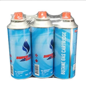 Super GAS แก๊สกระป๋อง จำนวน 1แพ็ค(3กระป๋อง) ความจุก๊าซ 250 กรัม ใช้นานได้ถึง 3 ชั่วโมง