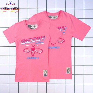 Beesy® เสื้อยืด รุ่น Pix Bee สีชมพู (ราคาต่อตัว)