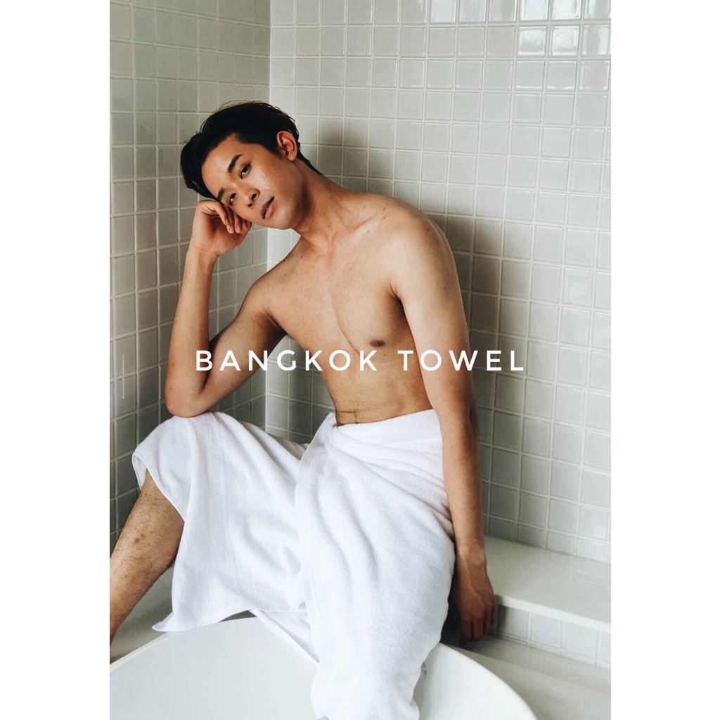 Bangkok Towel ผ้าขนหนูเช็ดตัวเกรดโรงแรม ขนาดใหญ่ 30x60 นิ้ว 16 ปอนด์ (Cotton) ฝ้าย 100%