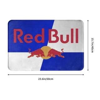 Red Bull (2) พรมเช็ดเท้า พรมเช็ดเท้า บ้าน กลางแจ้ง 40 * 60 ซม. พรมกันลื่น พรมเช็ดเท้า พรมเช็ดเท้า กันลื่น สวน ทางเข้า ทางเข้า ประตู ห้องครัว