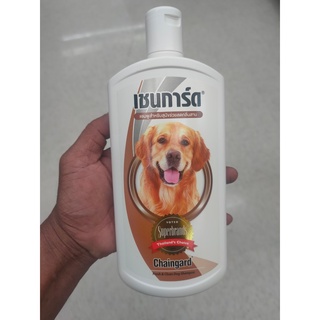 เชนการ์ด แชมพูสุนัข ขจัดกลิ่น สูตรช่วยลดกลิ่นสาบ ขนาด 350 ml. Chain Guard dog shampoo, deodorizing formula, reduces odor