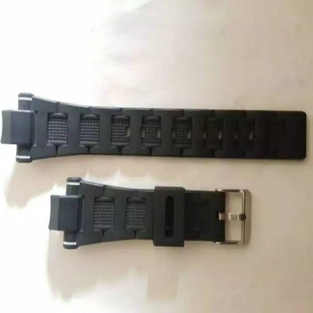 Hitam CASIO GST8600 GST-8600 RUBBER WATCH STRAP CASIO GST 8600 WATCH STRAP สีดํา