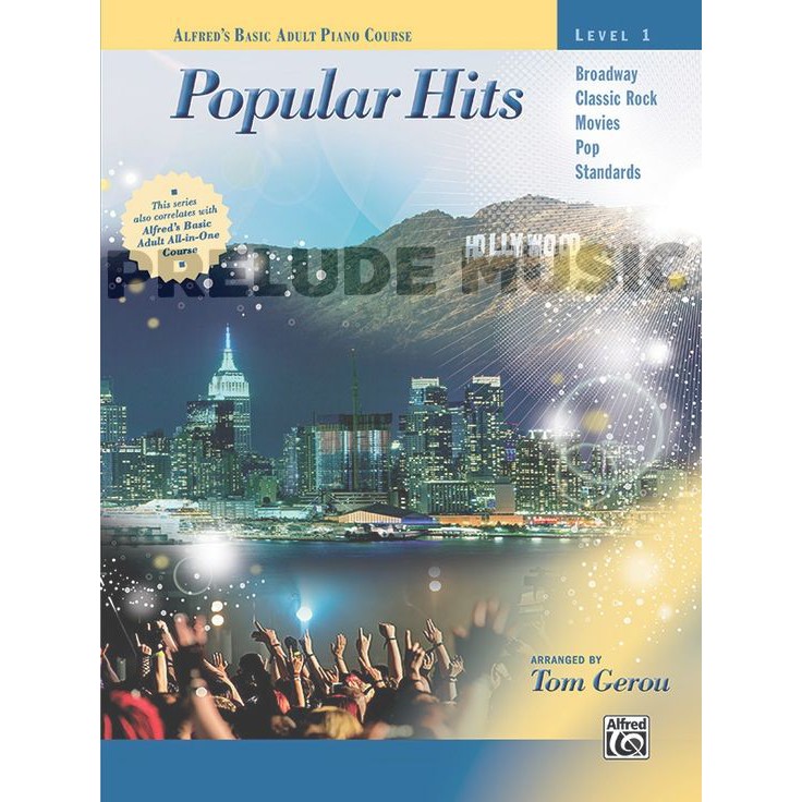 (Piano) Alfred's Basic Adult Piano Course: Popular Hits, Level 1 (44697)