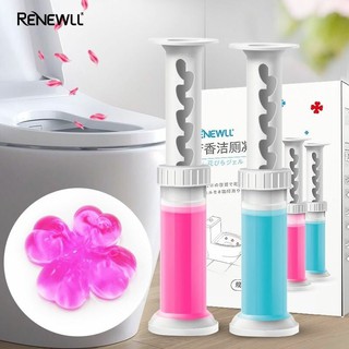 Renewll Germicidal gel กระบอกเจลติดชักโครก ฆ่าเชื้อเชื้อดับกลิ่น หัวปั๊มติดชักโครก ดับกลิ่นชักโครก