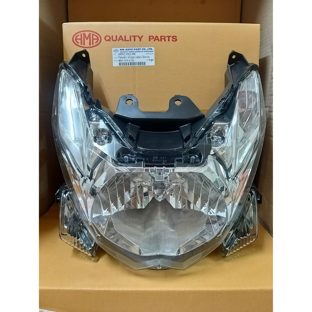 ไฟหน้า MIO 125i GT MX 125-I, i ปี 2012 # รุ่นหัวฉีด มีโอ 125 ไอ จีที เอ็มเอ็กซ์ # HMA # 2007-251-00