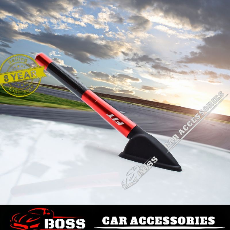 Honda Jazz GK5 ฝาครอบเสาอากาศ Trim Garnish Sport FIT Design Protection Boss รถอุปกรณ์เสริม