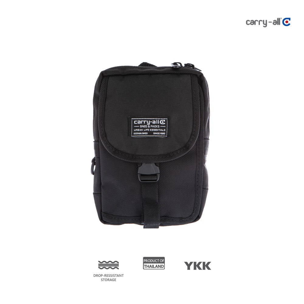 carry all กระเป๋าสะพายข้าง แฟชั่น ชาย/หญิง รุ่น CASYG-3011 สีดำ