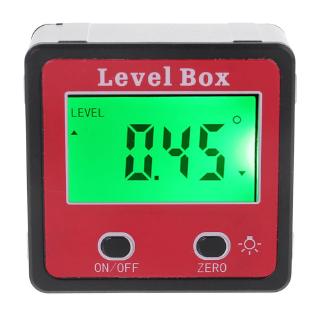 Digital Inclinometer Spirit Level Protractor Angle Gauge Meter Bevel Level Box with Magnet