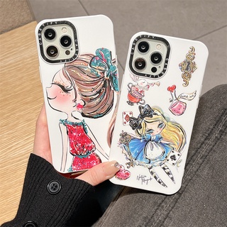 Casetify 【Alice Princess】เคสโทรศัพท์มือถือ ซิลิโคนนิ่ม TPU กันกระแทก ลายเจ้าหญิง คุณภาพสูง สําหรับ iPhone 13 Pro MAX 12 11 Pro MAX XR X XS MAX 7 8 Plus