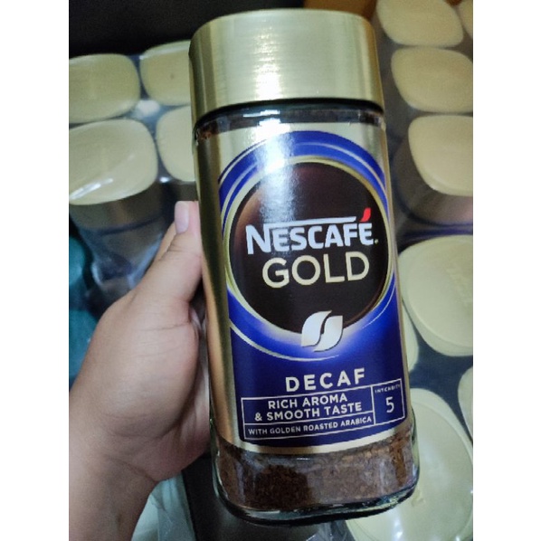 Nescafé gold decaf rich aroma and smooth taste 200g.