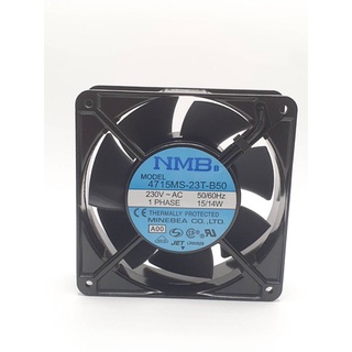 พัดลมFAN พัดลม NMB model 4715MS-23T-B50 230VAC 50/60hz ขนาด120×120×38mm   3 นิ้วครึ่ง