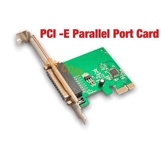 Pci-e Expansion Cardอะแดปเตอร์25Pin Parallel Lpt PciขนานDb25เครื่องพิมพ์พอร์ตการ์ดคอนโทรลเลอร์