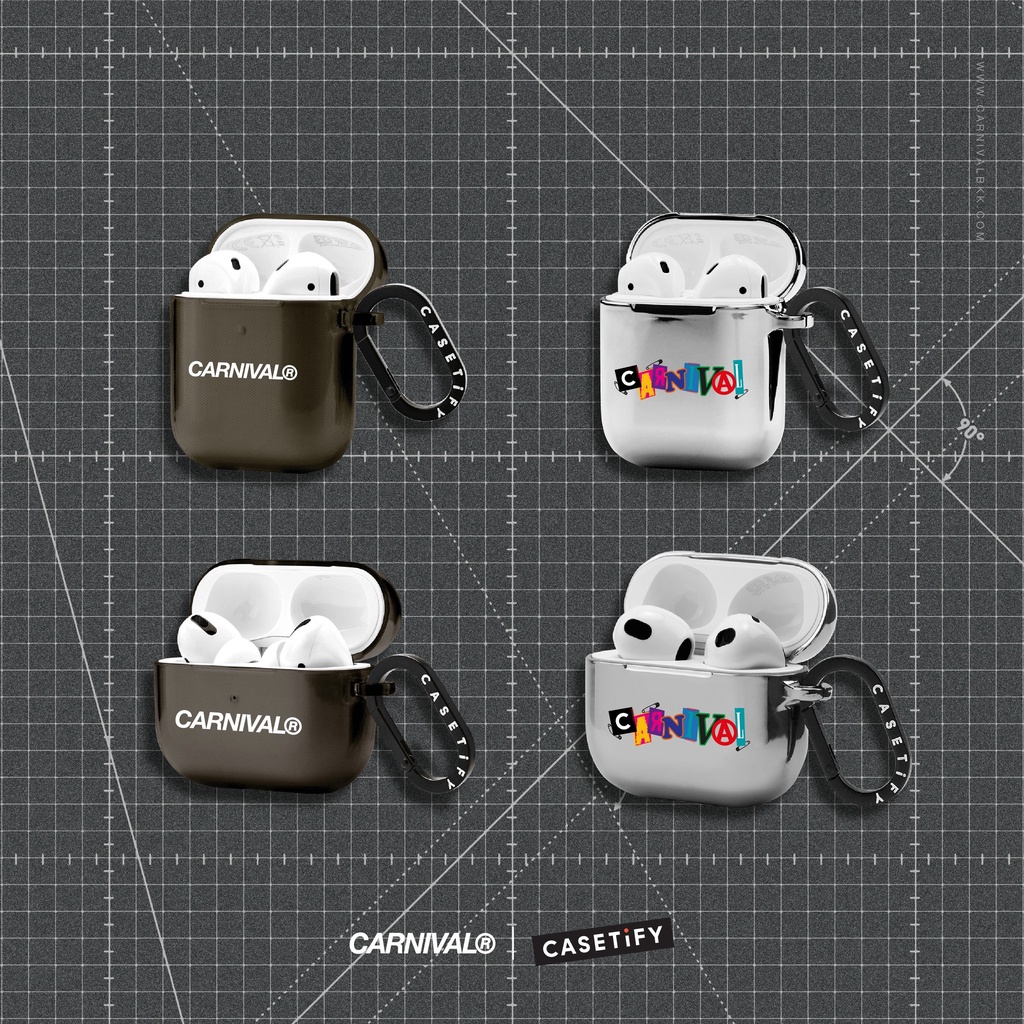ของแท้ เคสแอร์พอร์ต Airpod Case CaseCARNIVAL x CASETiFY The Perfect Vision Collection ของใหม่