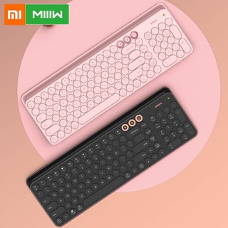 Xiaomi MIIIW Bluetooth Dual Mode Keyboard 104 Keys 2.4GHz Multi System Compatible Wireless light Computer Laptop Tablet Keyboard