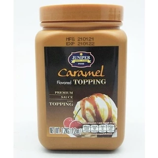 Juniper Caramel Topping 1.2KG(จูนิเปอร์ คาราเมล ท็อปปิ้ง 1.2 กิโลกรัม)***จำกัดการสั่งซื้อ 8กระปุก/ออเดอร์***