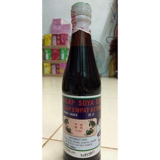 Kicap soya cair cap empat ketamนํ้าปูแท้300ml/Soy sauce cap four crabs(Halal)