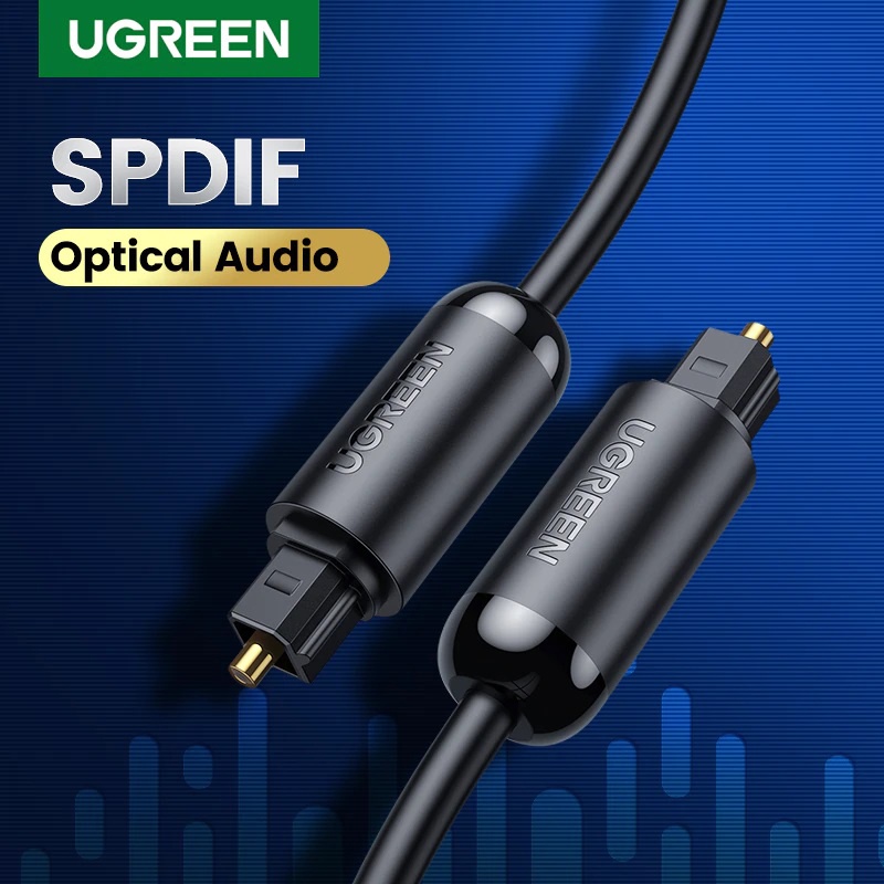 Ugreen Digital Optical Audio Cable Toslink SPDIF Coaxial Cable