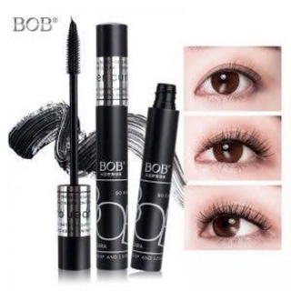 มาสคาร่า BOB สีดำ กันน้ำ กันเหงื่อ หนา เด้ง ยาว Super Mascara BOB ของแท้100%